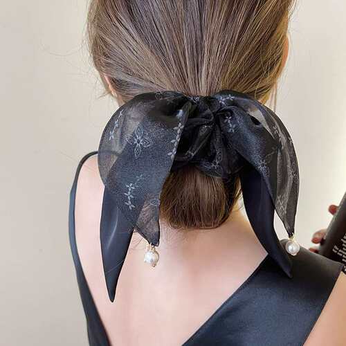 Vintage Exquisite Ribbon Hair Band Headband Girls Bow Headd