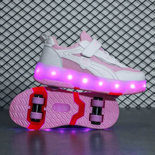 Summer Mesh Breathable Roller Skates with Four Wheels Walkab