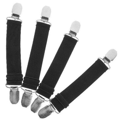 4 Pcs Trouser Leg Clip Adjustable Boots Strap Clips