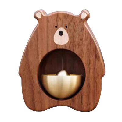 Wooden Creative Door Bell Decor Housewarming Gift Japanese K