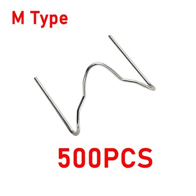 Plastic Welding Staples 1000/500/200/100Pcs 4 Types 0.8mm We