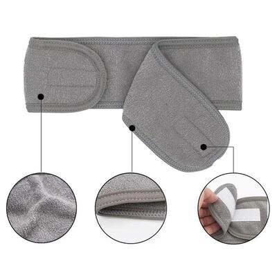 Women Adjustable SPA Facial Headband Bath Makeup Hair Band H