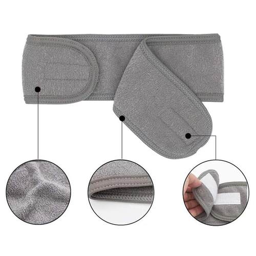 Women Adjustable SPA Facial Headband Bath Makeup Hair Band H