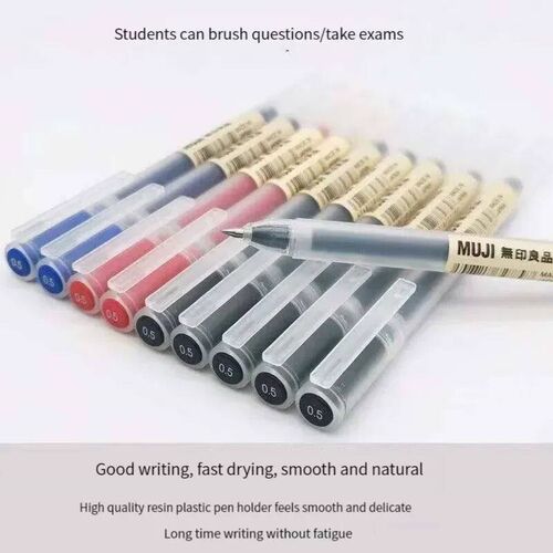 6/8Pcs/Set s Gel Pen Black/Red/Blue 0.38/0.5mm Ink Japan Col