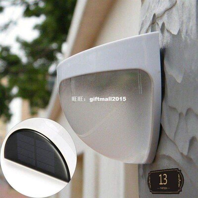 solar power panel lights 6 led sound/light sensor lamp water