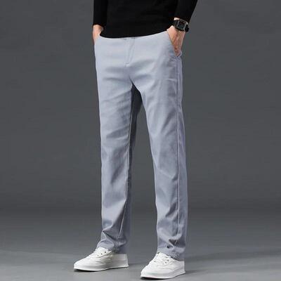 98% Cotton Mens Chinos & Casual Pants, Khaki Pants, Loose S