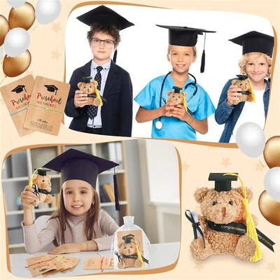5-50pcs Graduation Bear Plush Bears Bulk Stuffed Bear for