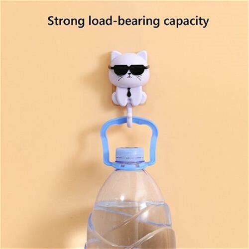 Creative Cute Cat Key Holder Adhesive Cat Key Hanger