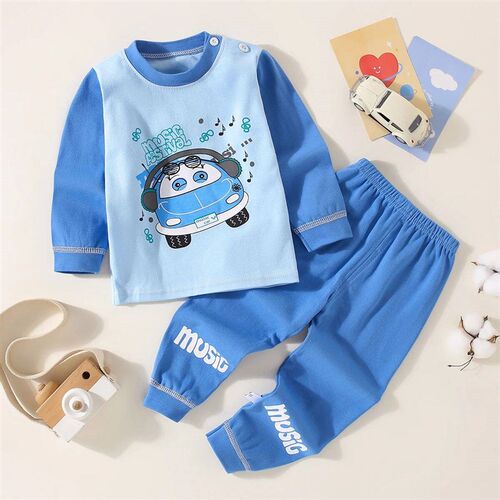 hibobi 2-Piece Set Of Autumn And Winter Toddler Boys Home Cl