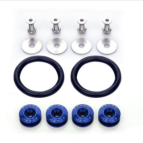 Car Bumper Mount Quick Release Bumpers Auto Chrome Fastener