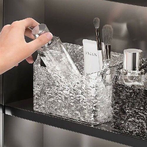 Cosmetics Storage Box, High-end Large-capacity Mirror