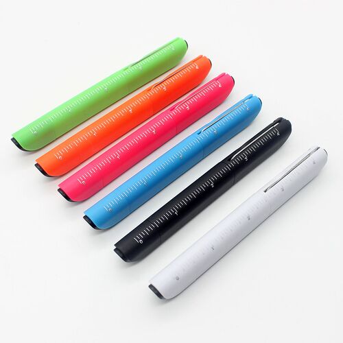 Creative Multifunction Plastic Ballpoint Pen With Folding Sc