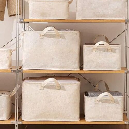 Cotton Linen Dirty Clothes Basket Household Waterproof