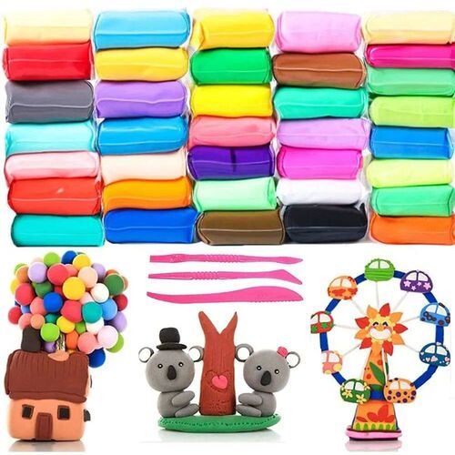 12/24/36 Color Air Dry Clay High Quality Plasticine Handicra