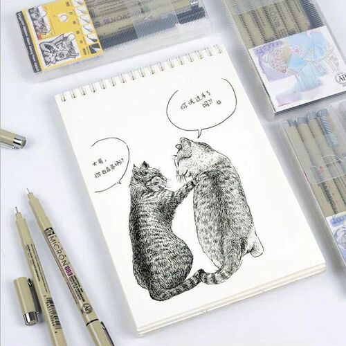 Waterproof Sakura Pigma Micron Pen Neelde Soft Brush Drawing