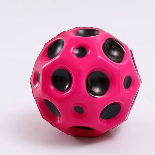 Useful Hole Galaxy Soft Bouncy Ball Anti-fall Moon Shape Por
