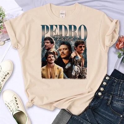 Pedro Pascal Tee women summer t-shirts girl designer funny c
