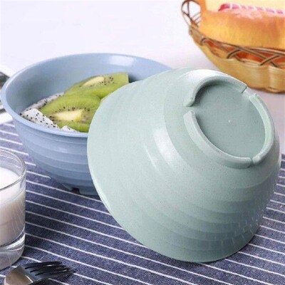 Safe Cereal Bowl Large X 4pcs Plastic Bowls Microwave Color