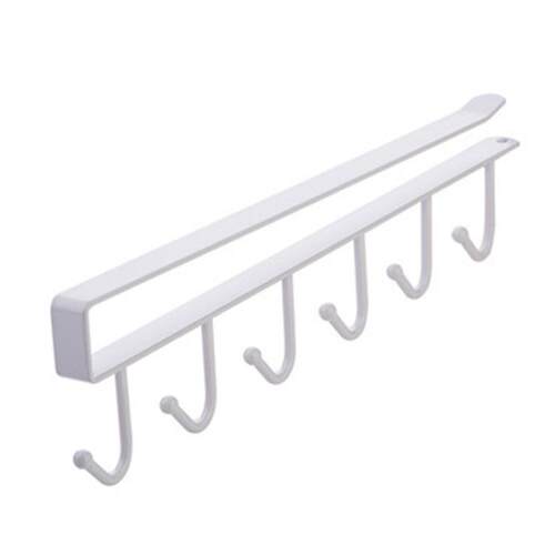 Kitchen Shelf Storage Hooks Clothes Hanging Wardrobe Organiz
