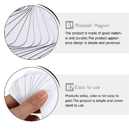 10 Pcs Pearl Light Magnetic Fridge Stickers Easy to Apply