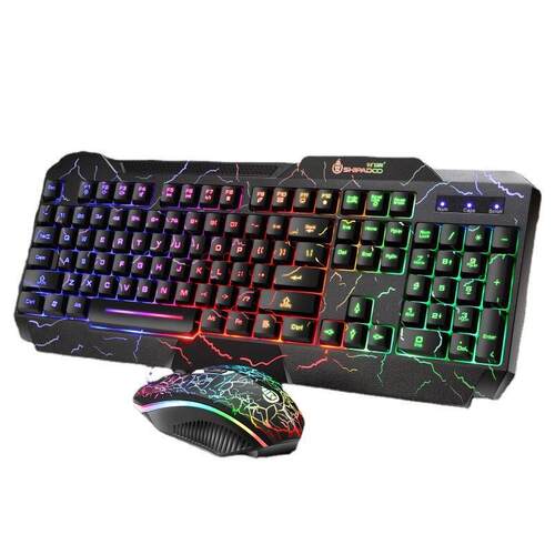 luminous wird gaming kyboard mous st russian kyboard潮流新款