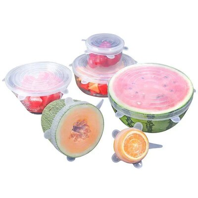 6PCS/Set Multifunctional bowl ver Fresh-keeping ver Silicone