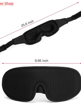 3D Sleeping Mask Block Out Light Soft Padded Sleep Mask For