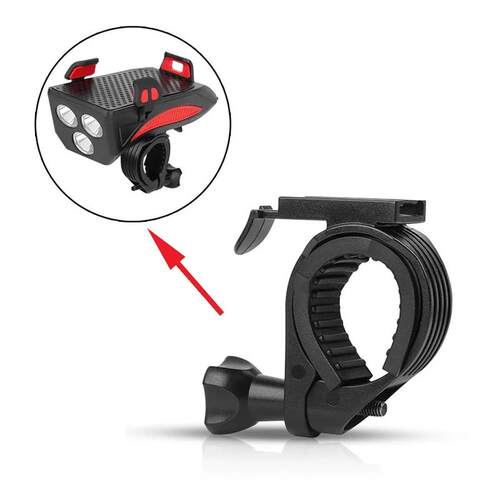 Black Bicycle Light Bracket Bike Computer Mount Bracket Smar