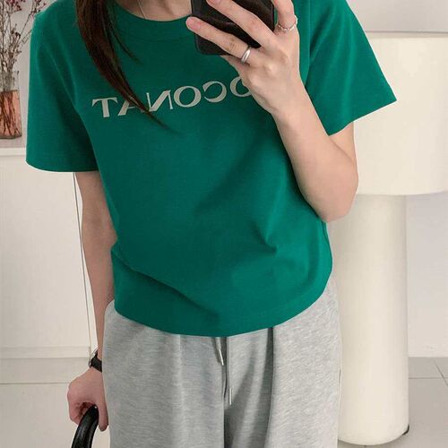 Daihe Spring Casual Crewneck Small Edition Letter Joker Shor