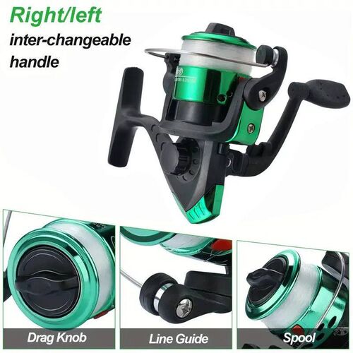 200 Type Ribbon Spinning Wheel Fishing Wheel with 200 Foldin