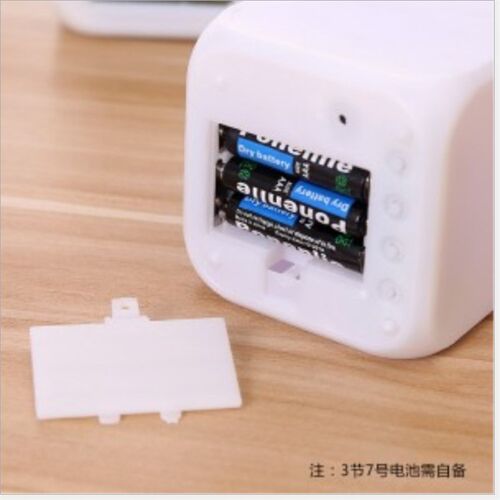 Colorful color alarm clock creative home four square white s