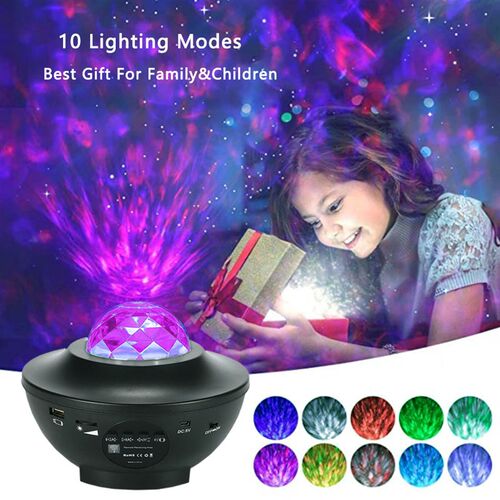 LED Star Projector Night Light Ocean Wave Galaxy Starry Sky