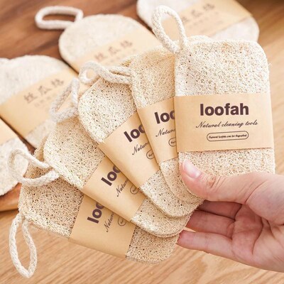 Natural Luffa Dish Towel Washing Cloth Sponge Loofah Scrub