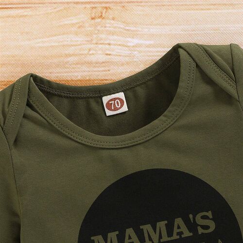 0-18 Months Newborn Baby Boy Clothes Set Letter Print Short
