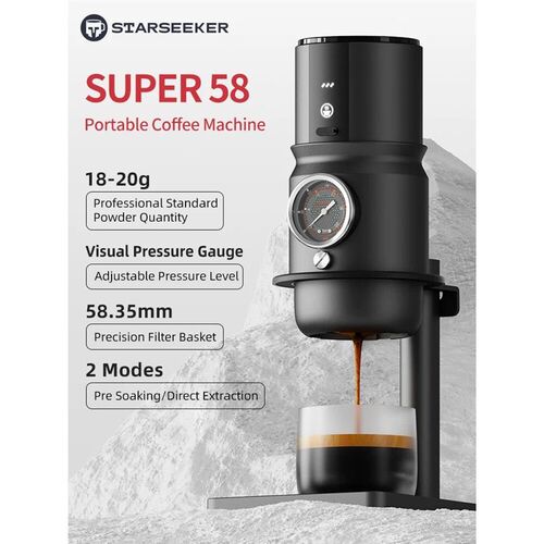 STARSEEKER Super58 Portable Electric Espresso Machine Travel