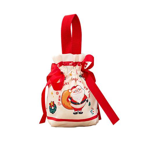 Christmas Box Bag Canvas Bag Christmas Candy Packaging Box