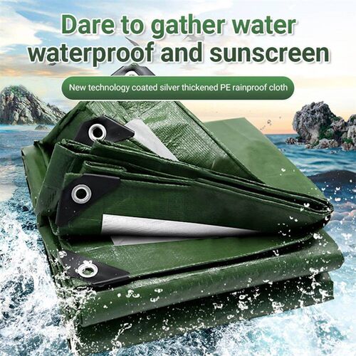 Large Tarpaulin Waterproof Heavy Duty 2x3m 4x5m Tarp Rain ve