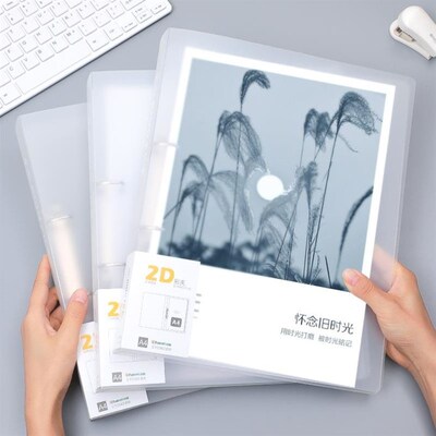 folder a4 2-d ring file 2holes loose leaf binder 文件活页夹