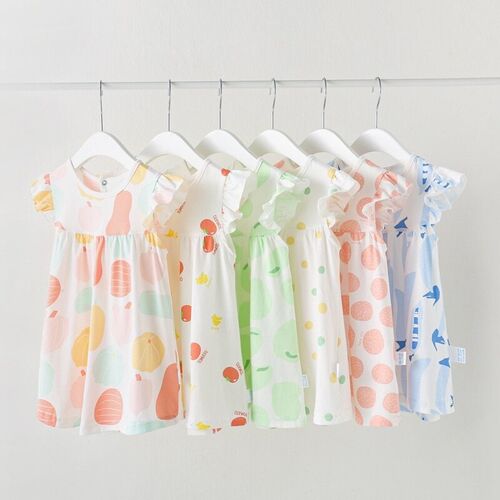 dress kids baby girls clothes girl Flower Dresses summer