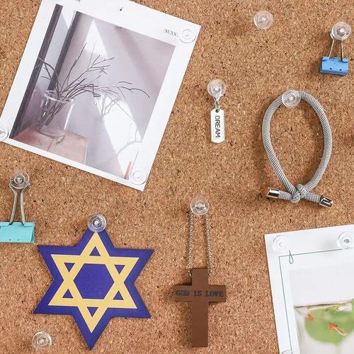50pcs/box Transparent Push Pins Thumb Tacks Thumbtack Map Co