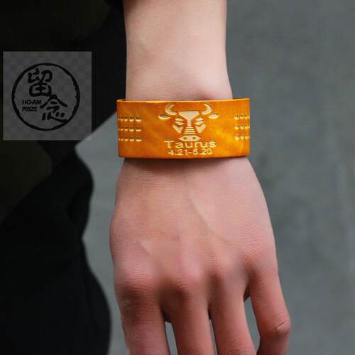 。Twelve constellations wide leather brlet personality tend