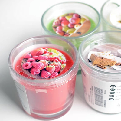 IKEA Sinnlig Scented Candle in Glass Red Garden Berries