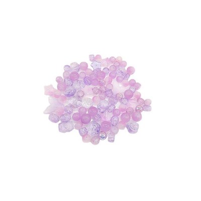 Glass scattered beads diy bracelet necklace  accessories