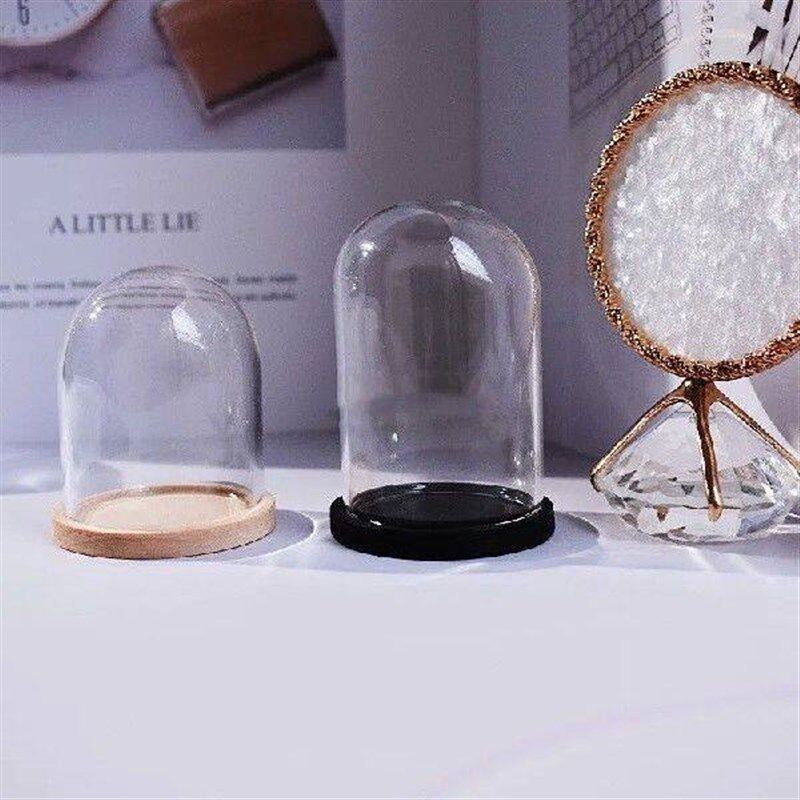 100pcs Glass Jars Bottle Decoration Bottle With Wooden Base
