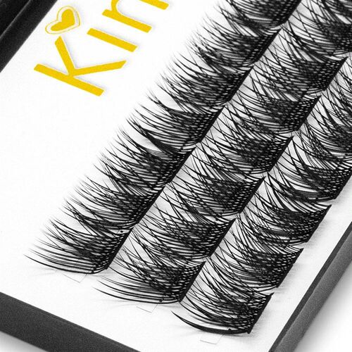 Kimcci 36 Bundles Mink Eyelash Extension Segmented False Bun