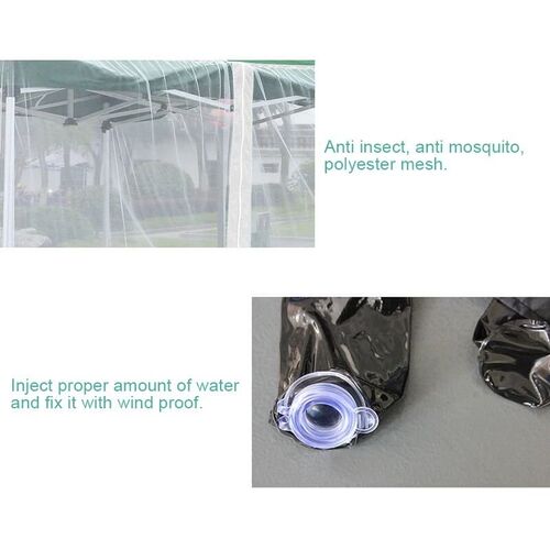 300x300x230cm Mosquito Net Home Bed Roman Umbrella Mesh Nett