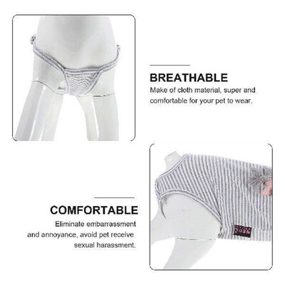 Suspenders Physiological Pants Pet Fashion Diaper for Dogs