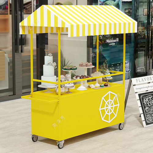 花车促销车摆摊小推车餐车地摊小吃车超市商场集市摊位架售货展示