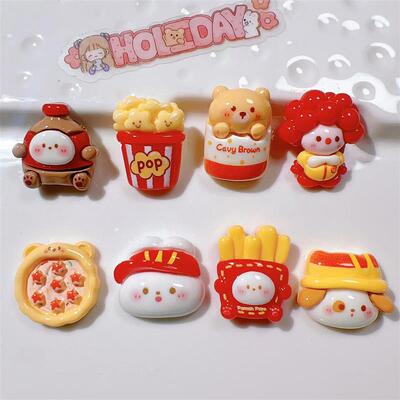 8pcs Refrigerator Magnets, Kawaii Cartoon Food Fridge Magnet
