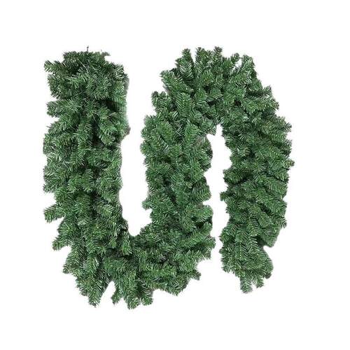 Euro-US Xmas Snow-Sprayed Vines - Mall/Hotel Decor